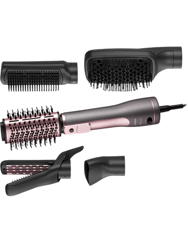 Фен-щётка Ardesto HD-CR300PT, 1200Вт, Серый | Розовый