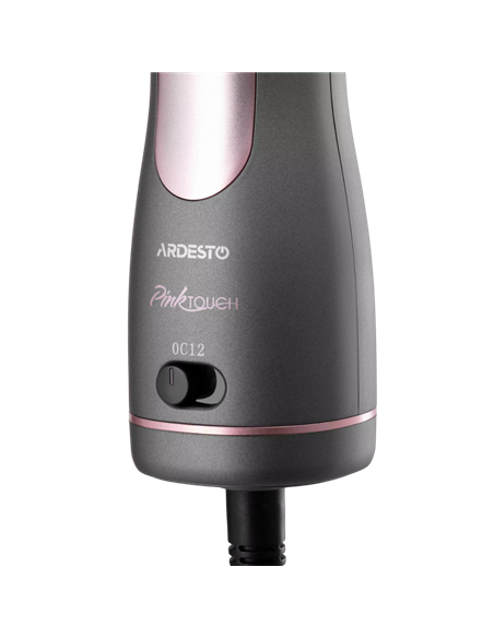 Фен-щётка Ardesto HD-CR300PT, 1200Вт, Серый | Розовый