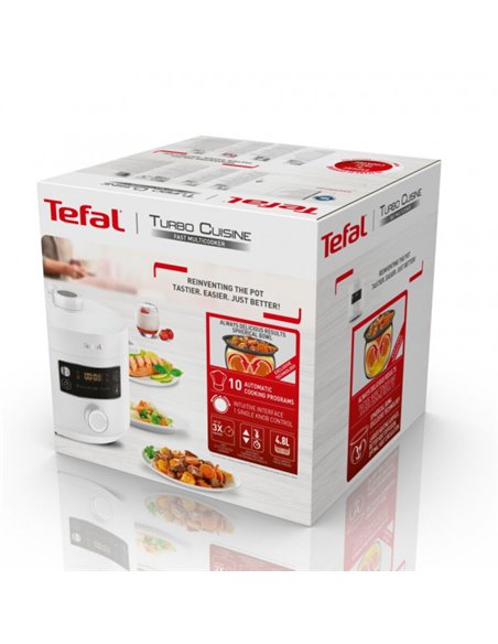 Aparat de gătit multifuncțional Tefal CY754130, Alb