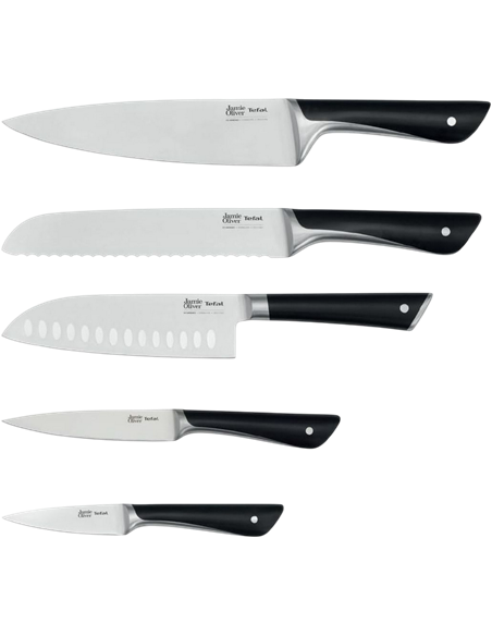 Набор ножей Tefal K267S556, Черный | Нержавеющая сталь Набор ножей Tefal K267S556, Черный | Нержавеющая сталь