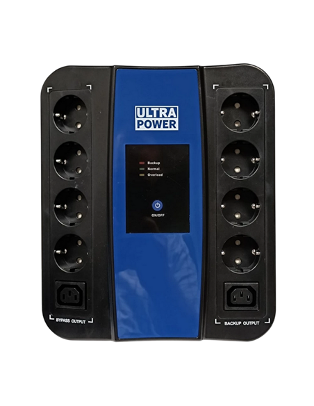 Sursă de alimentare neîntreruptibilă Ultra Power U-650, 650VA, Turn Sursă de alimentare neîntreruptibilă Ultra Power U-650, 650VA, Turn