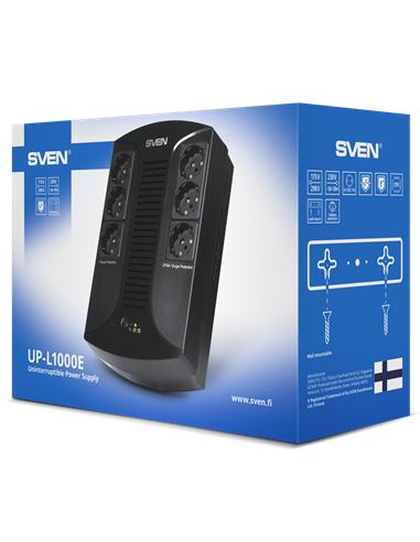 Sursă de alimentare neîntreruptibilă SVEN UP-L1000, Linear-interactiv, 1000VA