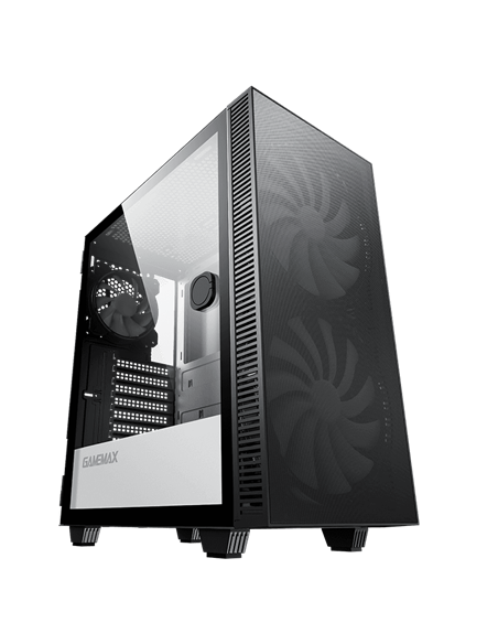 Компьютерный корпус Gamemax Aero, Midi-Tower, Без блока питания, Чёрный