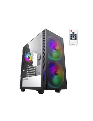 Компьютерный корпус Gamemax Aero, Midi-Tower, Без блока питания, Чёрный