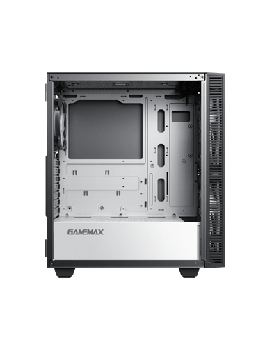 Carcasă PC Gamemax Aero, Midi-Tower, Fără PSU, Negru