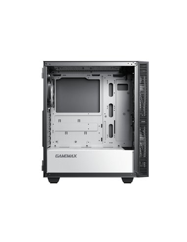 Carcasă PC Gamemax Aero, Midi-Tower, Fără PSU, Negru