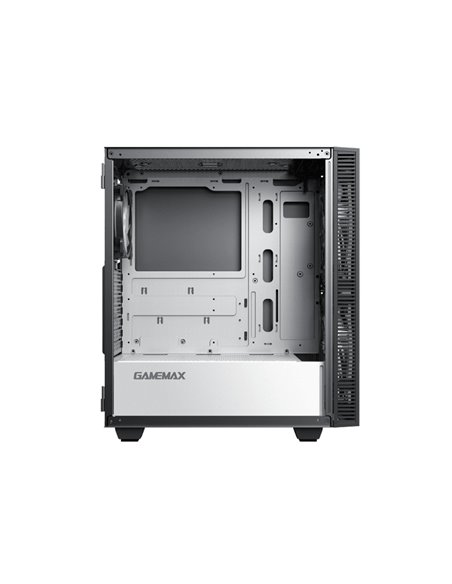 Carcasă PC Gamemax Aero, Midi-Tower, Fără PSU, Negru