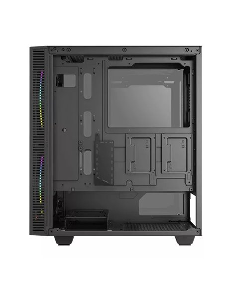 Carcasă PC Gamemax Aero, Midi-Tower, Fără PSU, Negru