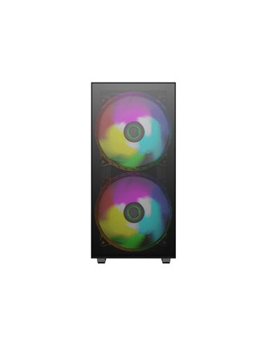 Компьютерный корпус Gamemax Aero, Midi-Tower, Без блока питания, Чёрный