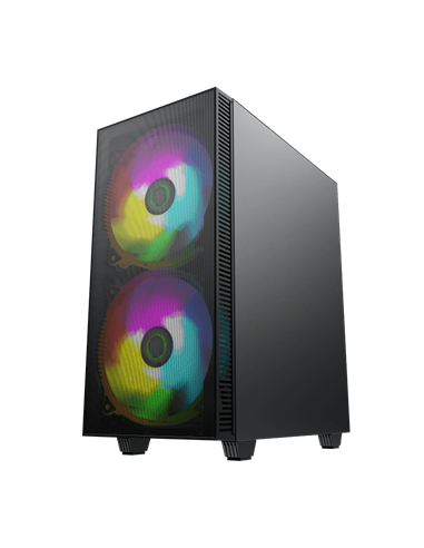 Компьютерный корпус Gamemax Aero, Midi-Tower, Без блока питания, Чёрный
