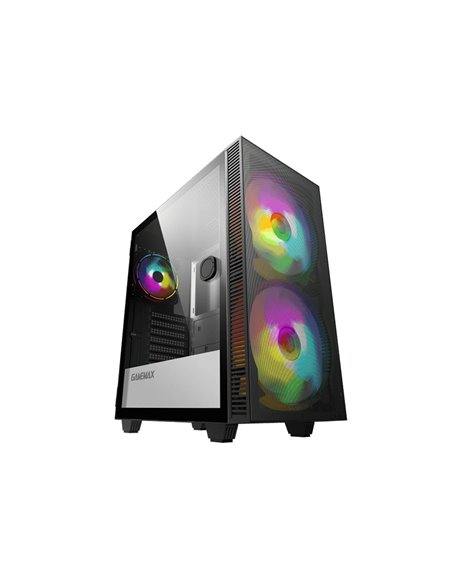 Компьютерный корпус Gamemax Aero, Midi-Tower, Без блока питания, Чёрный