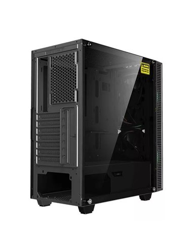 Компьютерный корпус Gamemax Aero, Midi-Tower, Без блока питания, Чёрный