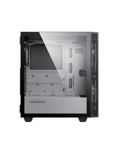 Компьютерный корпус Gamemax Aero, Midi-Tower, Без блока питания, Чёрный
