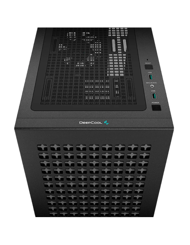 Carcasă PC Deepcool CH370, Mini-Tower, Fără PSU, Negru