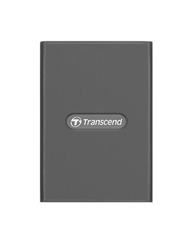 Кардридер Transcend TS-RDE2, USB Type-C, USB Type-A, Серый