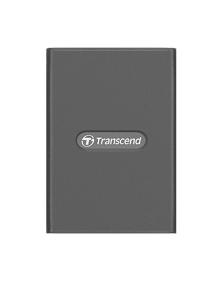 Кардридер Transcend TS-RDE2, USB Type-C, USB Type-A, Серый