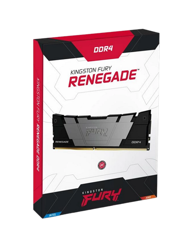 Оперативная память Kingston FURY Renegade, DDR4 SDRAM, 3600 МГц, 64Гб, KF436C18RB2K2/64