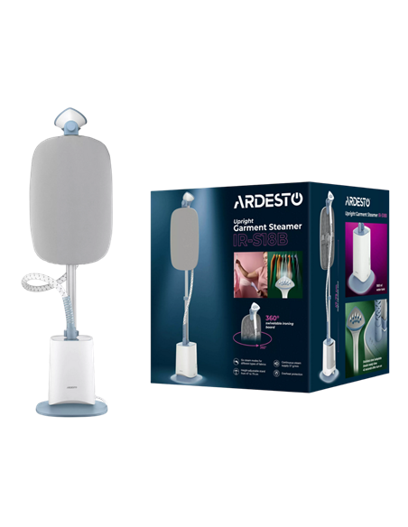 Aparat de călcat cu aburi staționar Ardesto IR-S18B, Alb