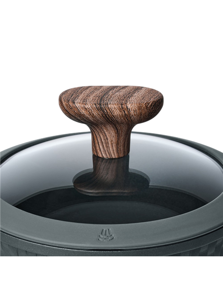 Căuș RESTO 93900, 1,3L, 16cm, Negru