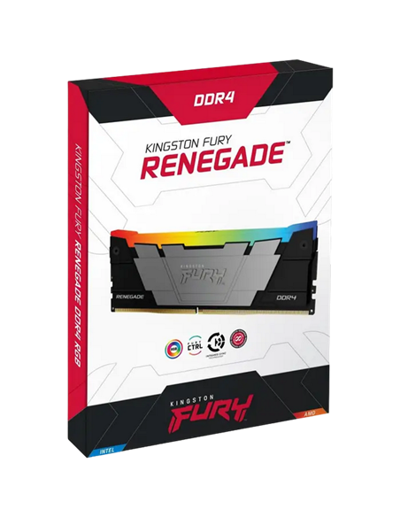 Оперативная память Kingston FURY Renegade RGB, DDR4 SDRAM, 4000 МГц, 8 ГБ, KF440C19RB2A/8