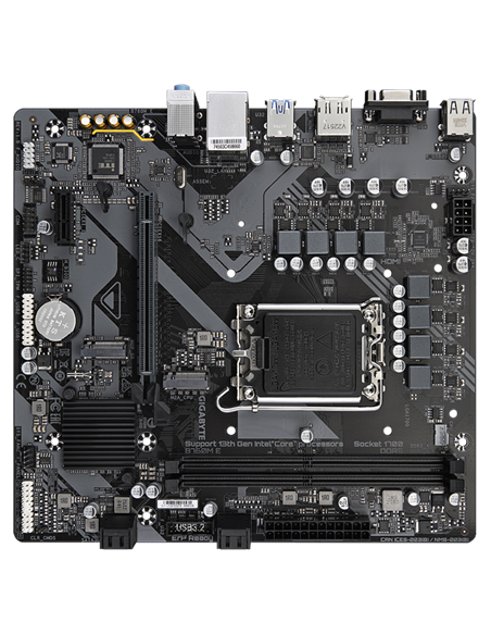 Материнская плата Gigabyte B760M E, LGA1700, Intel B760, Micro-ATX