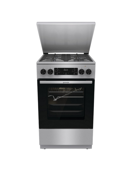 Комбинированная плита Gorenje GKS5C71XF, Нержавеющая сталь