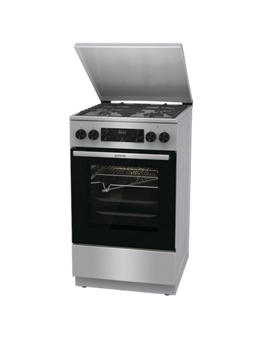 Комбинированная плита Gorenje GKS5C71XF, Нержавеющая сталь