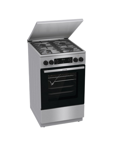 Комбинированная плита Gorenje GKS5C71XF, Нержавеющая сталь