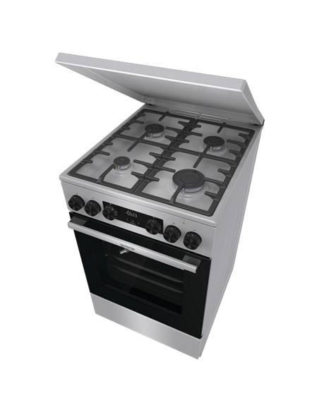 Комбинированная плита Gorenje GKS5C71XF, Нержавеющая сталь