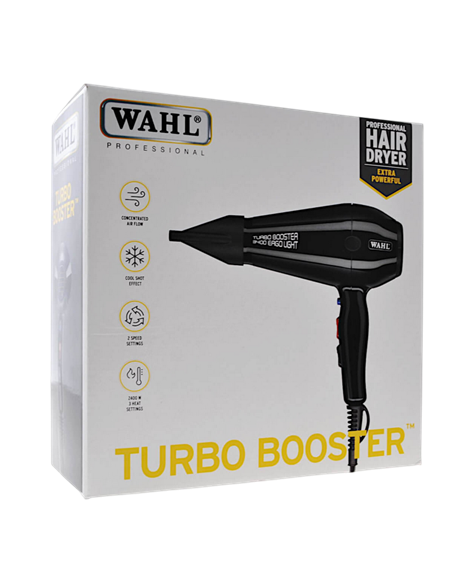 Uscător de păr WAHL TurboBooster 4314-0475, 2400W, Negru
