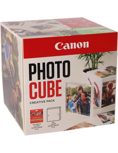 Hârtie fotografică Canon PP-201, 5X5", Photo Cube, 13x13 cm