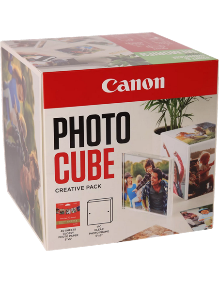 Hârtie fotografică Canon PP-201, 5X5", Photo Cube, 13x13 cm