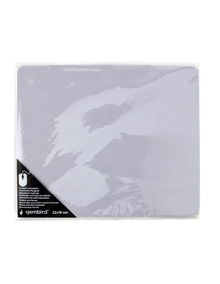 Коврик для мыши Gembird MP-PRINT-M, 250мм x 210мм, Белый