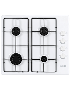 Plită pe gaz Daewoo BH6GKR40WNL, Alb