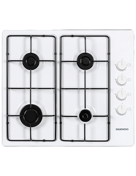 Plită pe gaz Daewoo BH6GKR40WNL, Alb