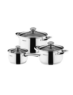 Набор посуды Ardesto AR1906PS, Нержавеющая сталь