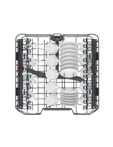 Mașină de spălat vase Whirlpool WFC 3C26 P X, Oțel inoxidabil