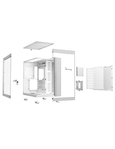 Компьютерный корпус be quiet! Ligh Base 600 DX, Midi-Tower, Без блока питания, Белый
