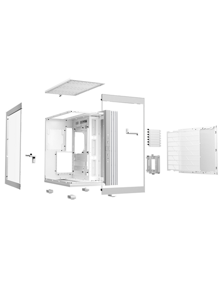 Компьютерный корпус be quiet! Ligh Base 600 DX, Midi-Tower, Без блока питания, Белый