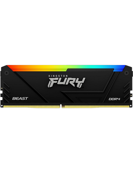 Оперативная память Kingston FURY Beast RGB, DDR4 SDRAM, 3200 МГц, 16Гб, KF432C16BB12A/16 Оперативная память Kingston FURY Beast RGB, DDR4 SDRAM, 3200 МГц, 16Гб, KF432C16BB12A/16