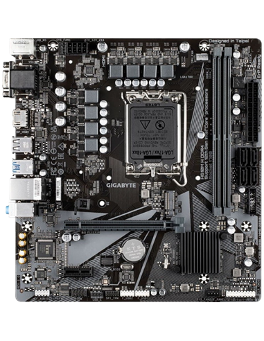 Placă de bază Gigabyte H610M H, LGA1700, Intel H610, Micro-ATX