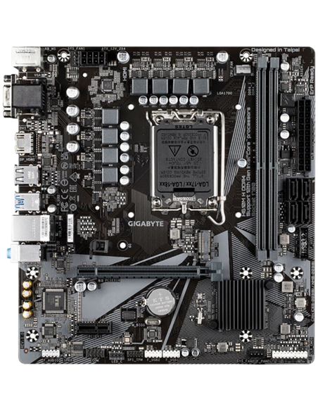 Placă de bază Gigabyte H610M H, LGA1700, Intel H610, Micro-ATX