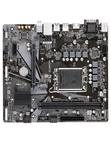 Placă de bază Gigabyte H610M H, LGA1700, Intel H610, Micro-ATX