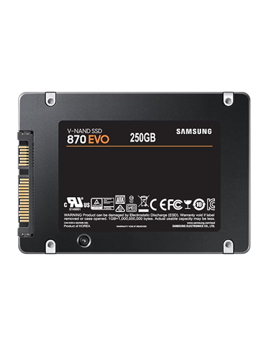 Накопитель SSD Samsung 870 EVO MZ-77E250, 250Гб, MZ-77E250B/KR