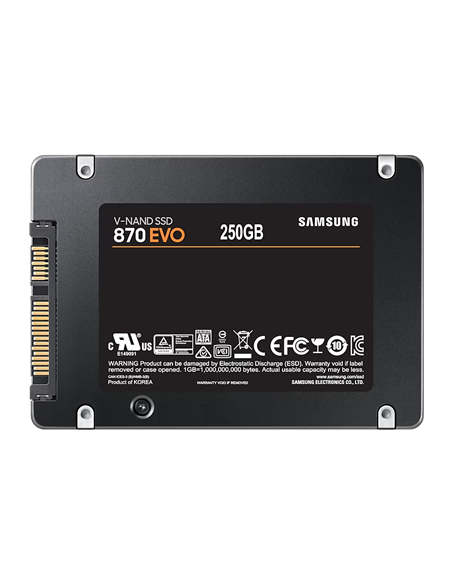 Накопитель SSD Samsung 870 EVO MZ-77E250, 250Гб, MZ-77E250B/KR