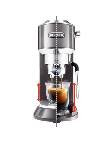 Кофеварка рожковая DeLonghi EC885.GY, 1300Вт, Серый