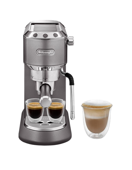 Кофеварка рожковая DeLonghi EC885.GY, 1300Вт, Серый