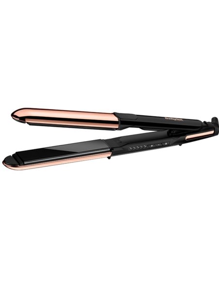 Placă de îndreptat părul BaByliss Straight & Curl Brilliance ST482E, Negru | Auriu
