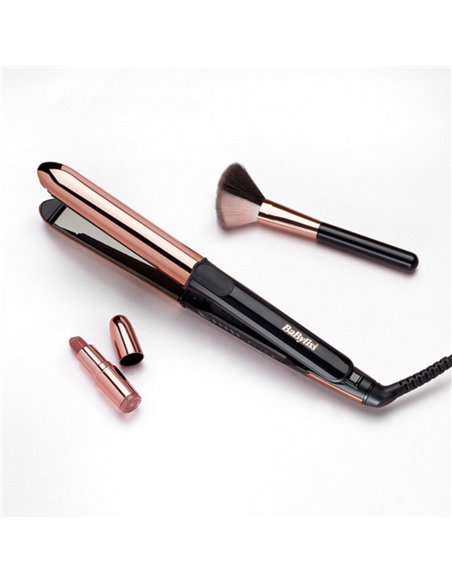 Placă de îndreptat părul BaByliss Straight & Curl Brilliance ST482E, Negru | Auriu