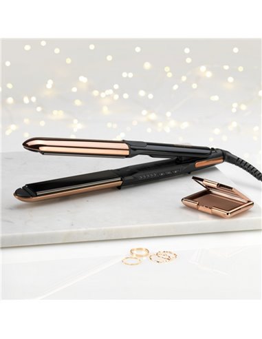 Выпрямитель для волос BaByliss Straight & Curl Brilliance ST482E, Черный | Золотистый